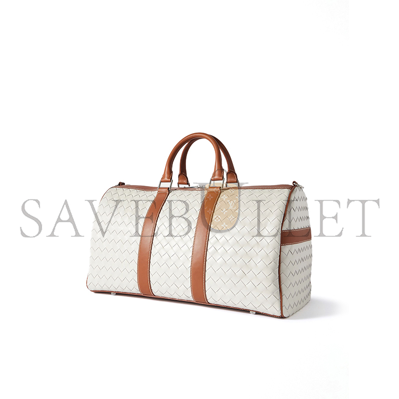BOTTEGA VENETA INTRECCIATO LEATHER WEEKEND BAG (50*28*24cm)